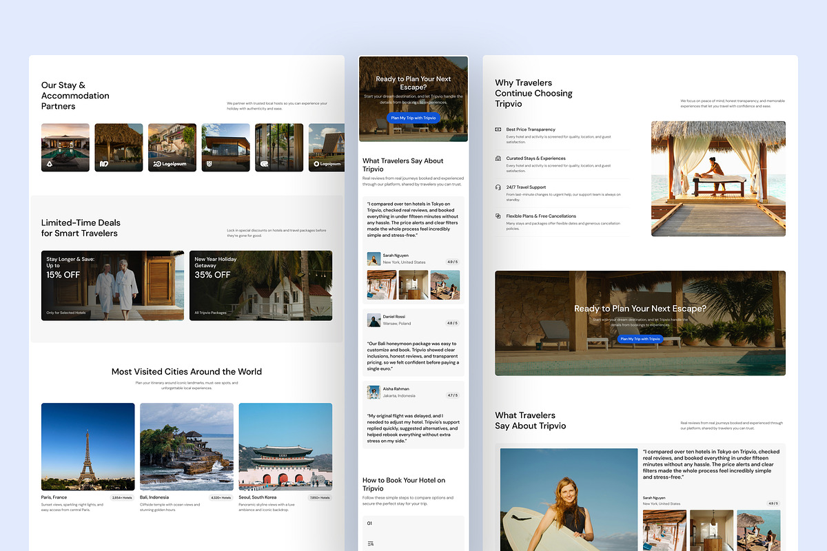 Hospitality Website UI Figma, an UI Kit Template by peterdraw (Photo 2 of 7)
