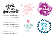 Hand Lettered Wedding Collection, an Illustration by hellopop design (Thumbnail 2 of 4)