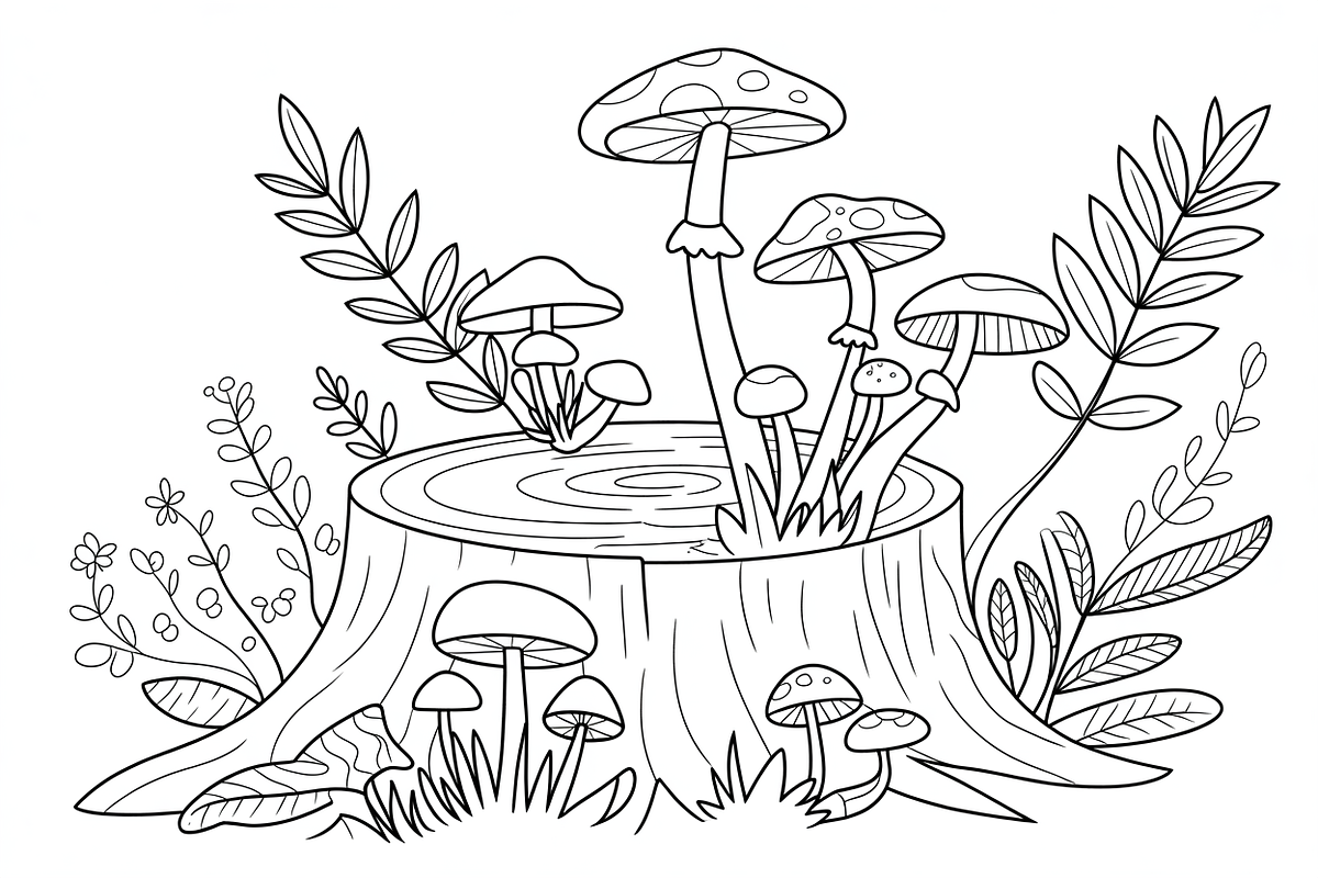 Mushroom Coloring Pages featuring, an Icon by Amazin_art (Photo 7 of 9)