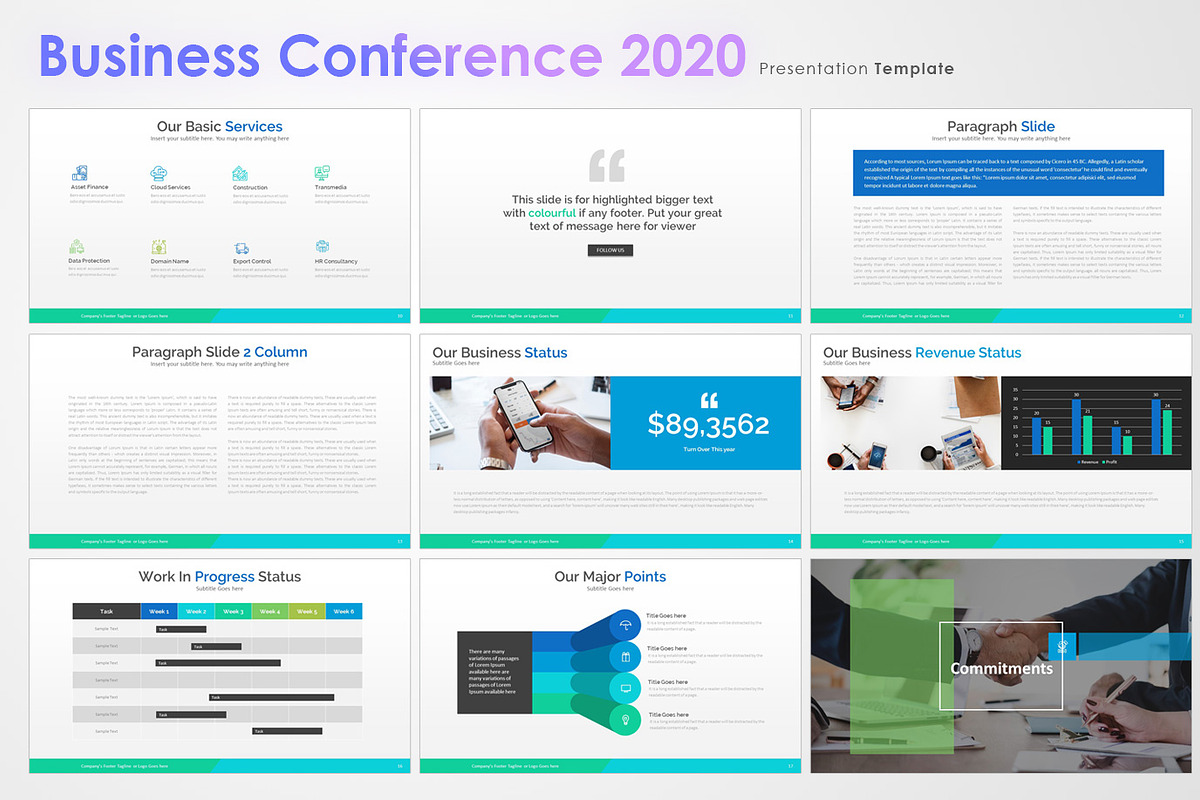 Business Conference Template, a Presentation Template by GraphicBerg (Photo 2 of 12)