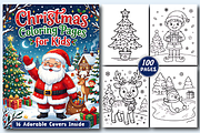 Christmas Coloring Pages for Kids, a Seasonal Illustration by Design Station (Thumbnail 1 of 4)