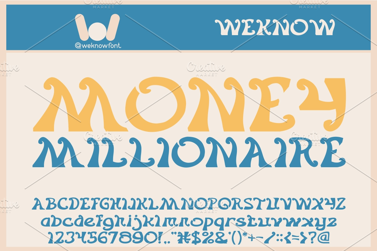 flower generation font, a Font by weknow (Photo 4 of 5)