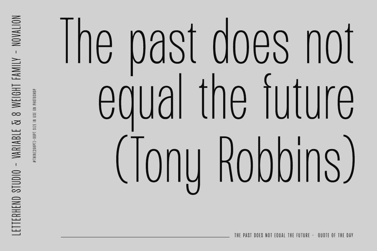 Novalion - Condensed Variable Font, a Sans Serif Font by Letterhend Studio (Photo 10 of 11)