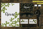 Clover and Bumblebees. Watercolor., an Illustration by Noli Molly Store (Thumbnail 5 of 6)