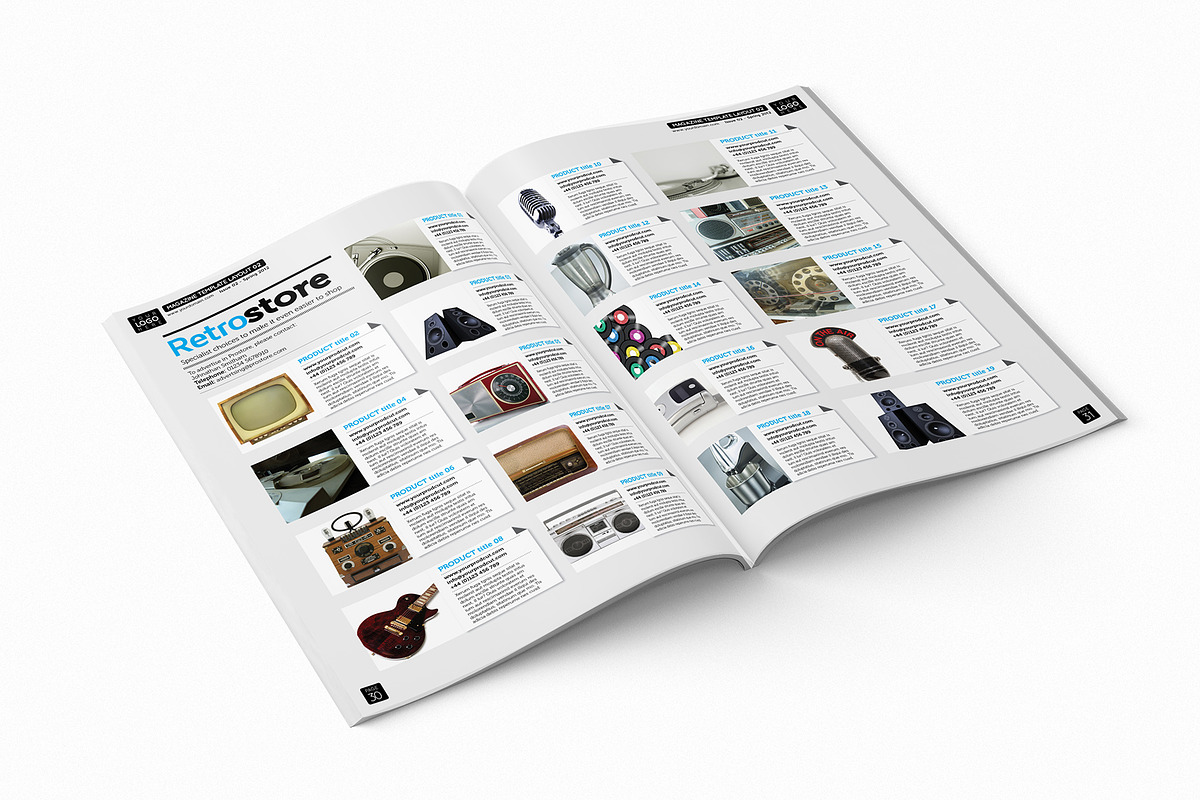 Magazine Template InDesign 02, a Magazine Template by Love Graphic Design (Photo 3 of 36)