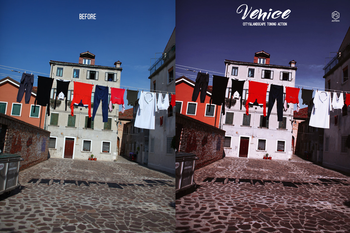 Venice Photoshop Action + Bonus, an Action Add-On by Presetrain Co. (Photo 3 of 6)