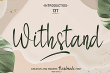 Withstand | Script Font