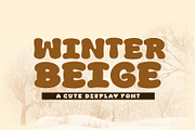 Winter Beige, a Font by khurasan (Thumbnail 1 of 4)