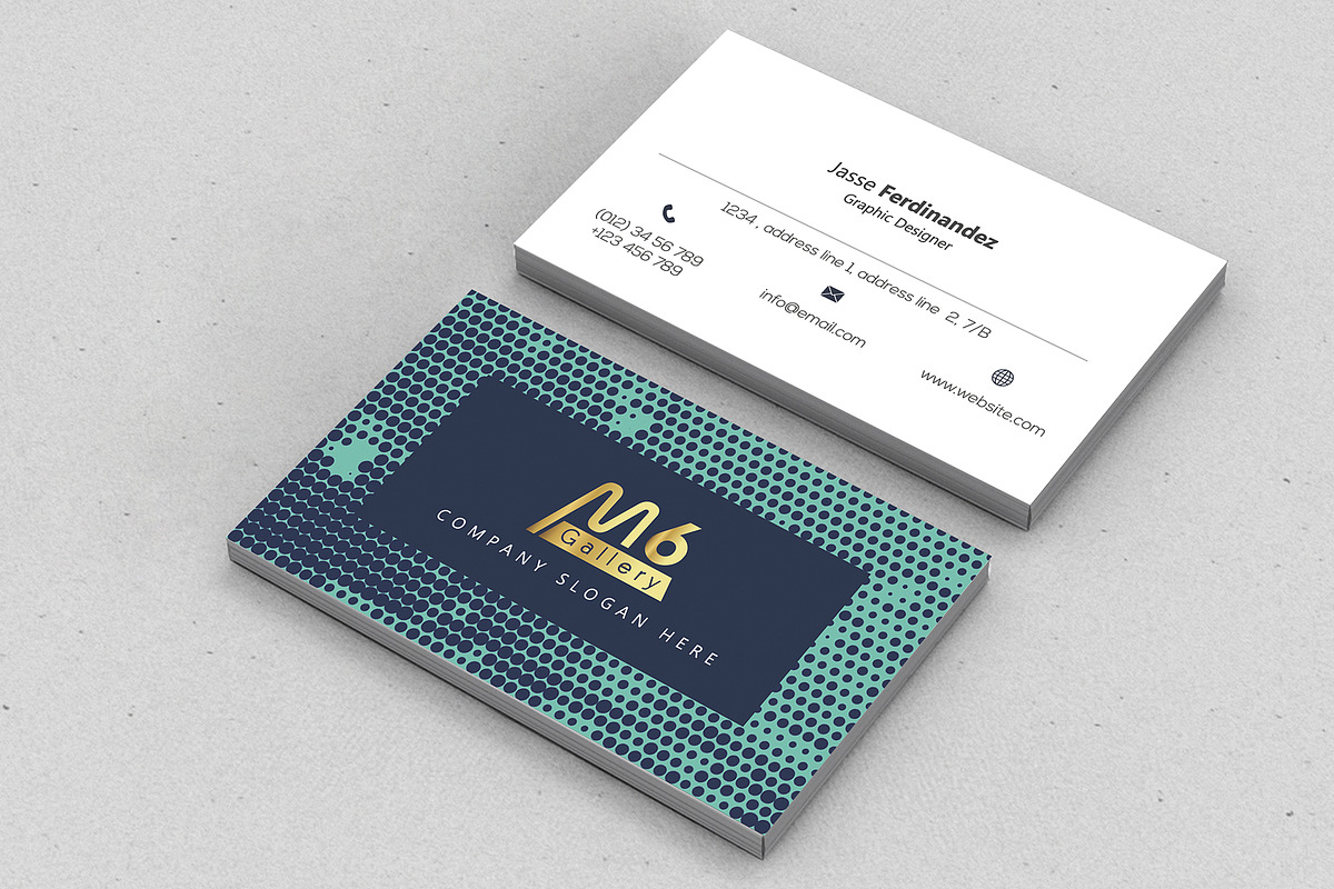 Unique 50 Business Card Bundle, a Business Card Template by M6 Gallery (Photo 18 of 151)