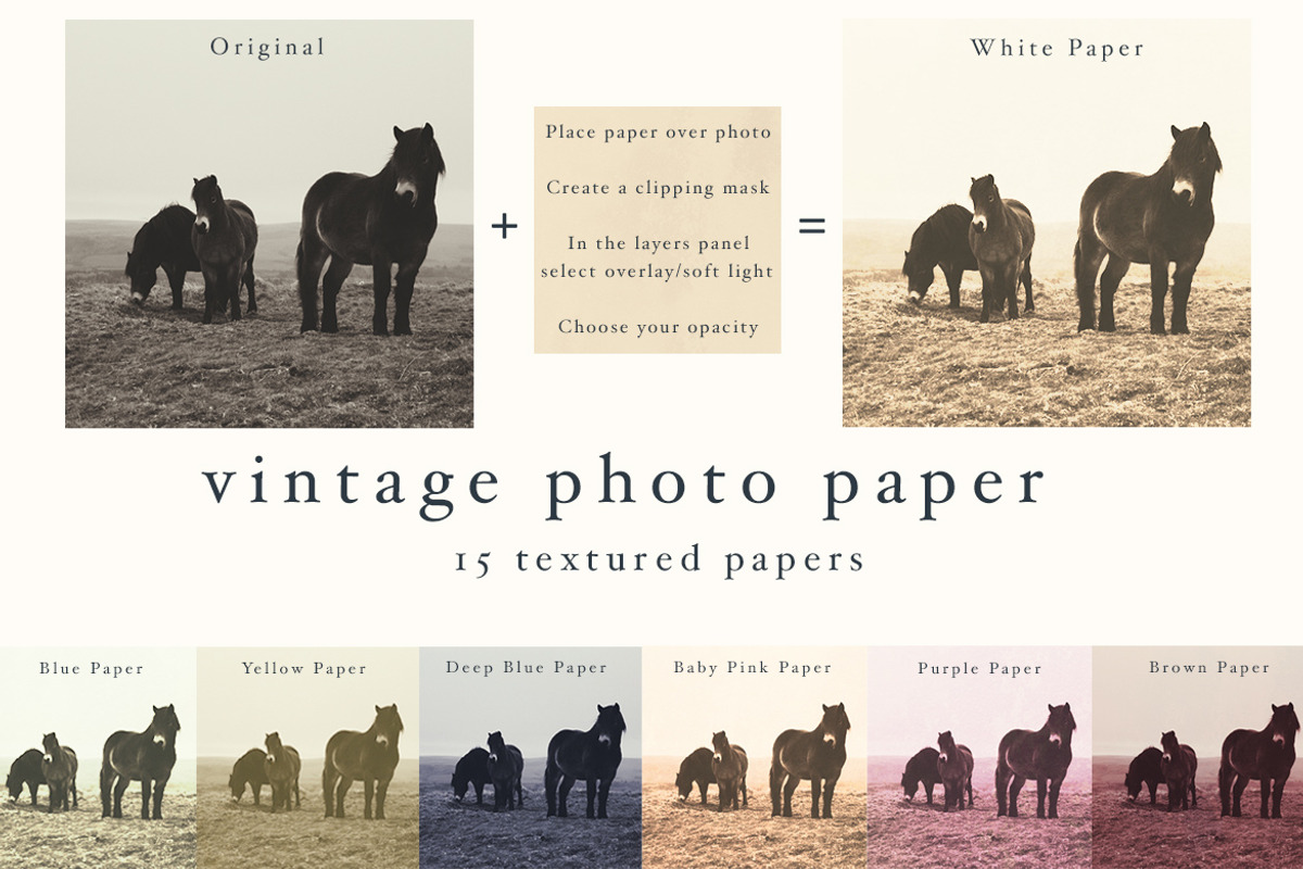 Vintage Photo Papers, a Texture Graphic by Create The Cut (Photo 3 of 3)