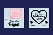 Valentine Social Media Post Template, a Social Media Template by MightyDesign (Thumbnail 5 of 8)