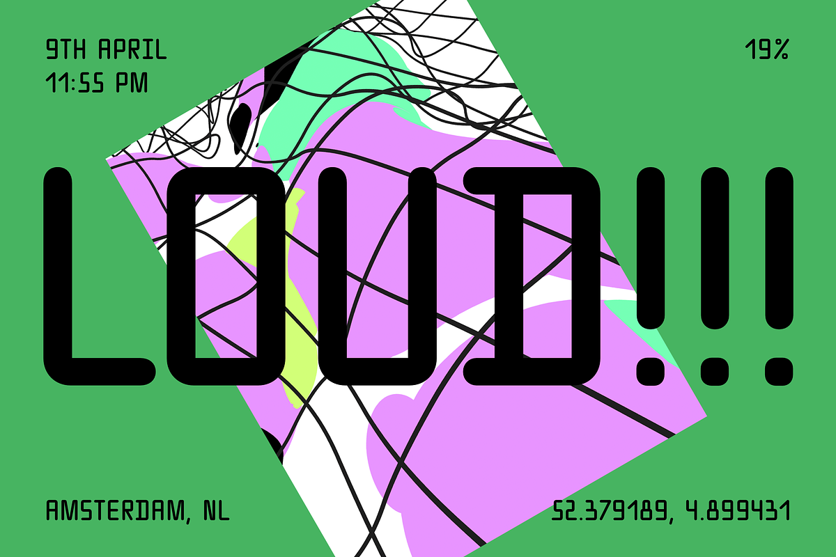 Flatten, a Sans Serif Font by Here  FF (Photo 14 of 15)