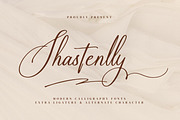 Shastenlly, a Script Font by Goresan Studio (Thumbnail 1 of 15)
