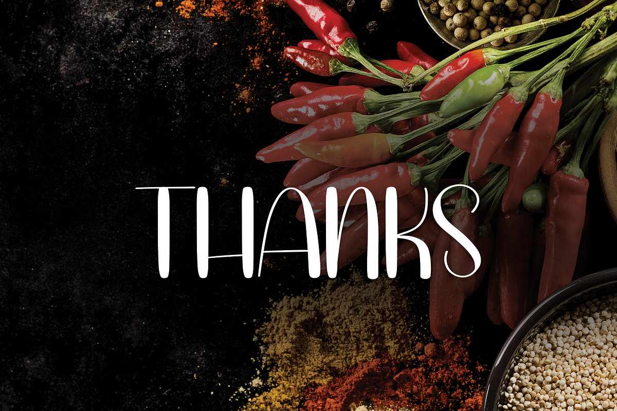 Hot Food | Script Font, a Script Font by Scratchones (Photo 4 of 7)