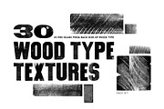 30 Wood Type Textures. Pack N1., a Texture Graphic by Letterpress Corner (Thumbnail 1 of 5)