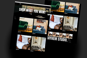 Squarespace Template - Mayhem Studio