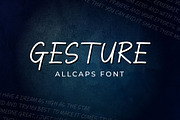 Gesture - Simple Thin Font, a Sans Serif Font by Mightyfire (Thumbnail 1 of 4)