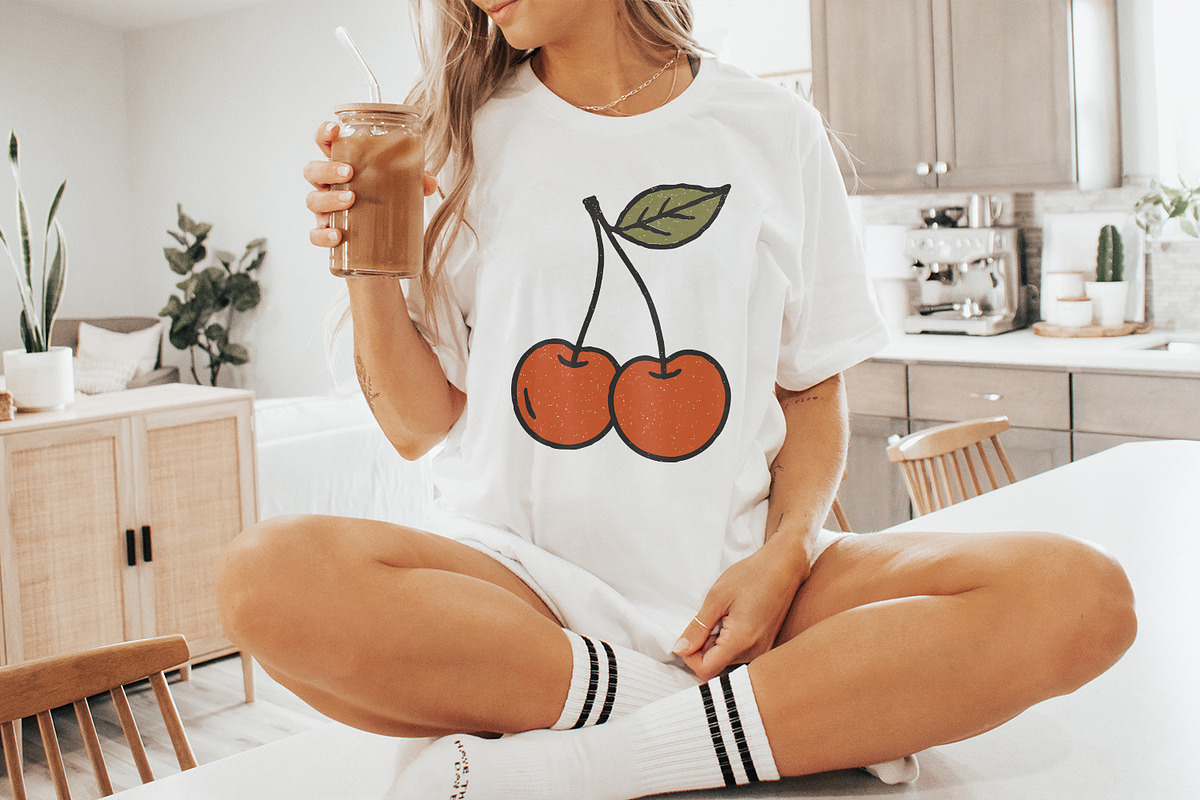 Trendy Cherry Retro Aesthetic, an Illustration by SharpMarketplace (Photo 9 of 9)