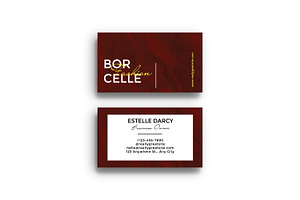 Fashion Beauty Business Cards