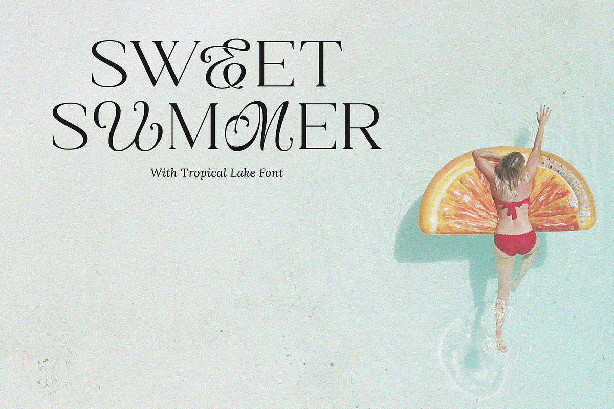 Tropical Lake - Combination Font, a Serif Font by Prioritype Co (Photo 4 of 10)