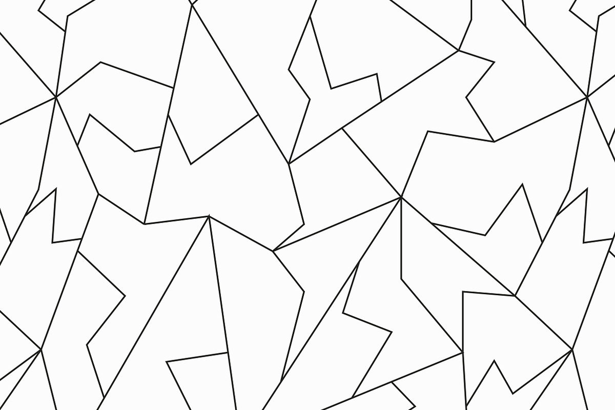 Monochrome Triangle Patterns, a Pattern Graphic by Gudiny (Photo 2 of 11)