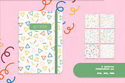 CUTE LITTLE MONSTERS clipart set, a Decorative Illustration by LiiaLonn Studio (Thumbnail 3 of 5)