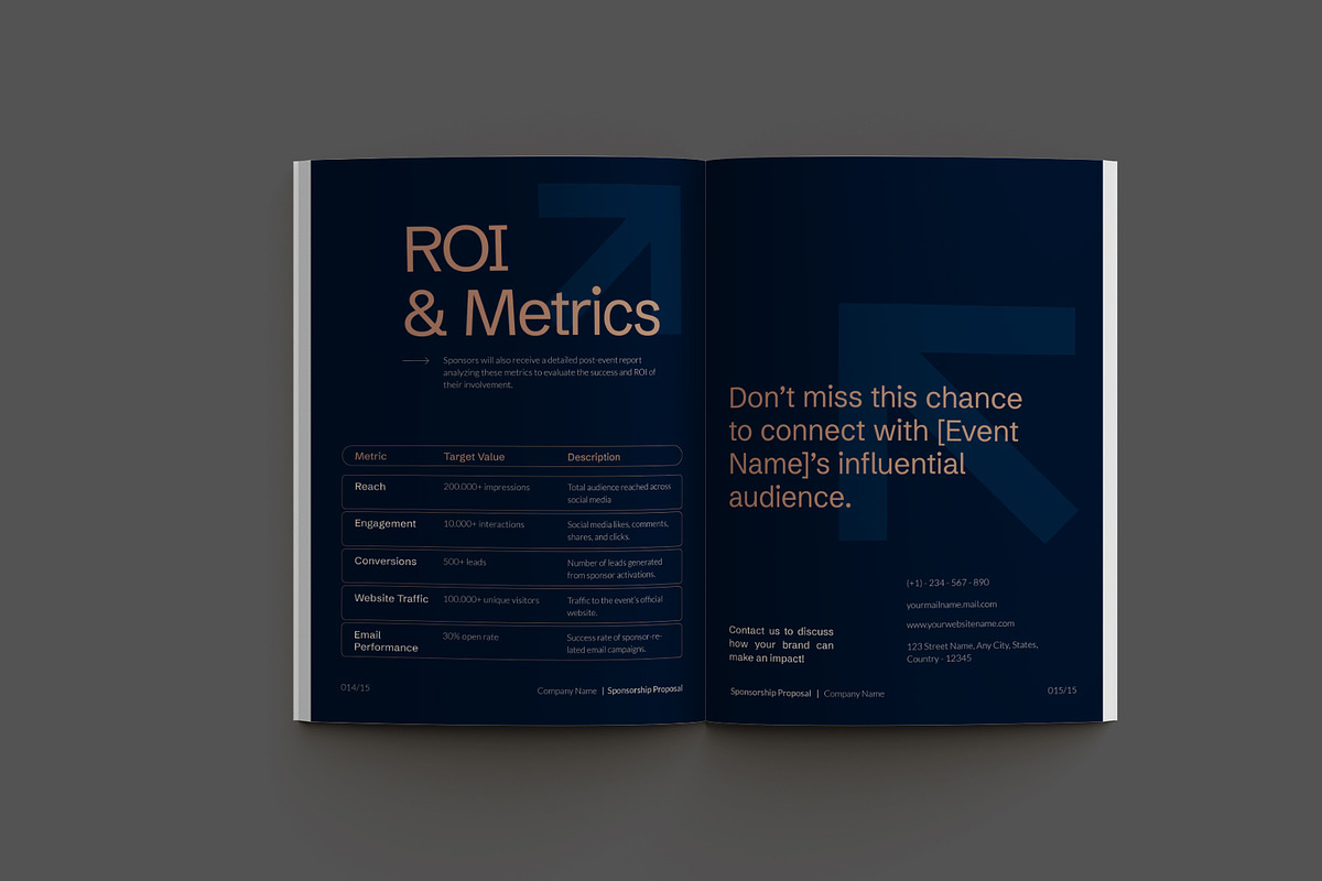 Creative Sponsorship Proposal, a Brochure Template by Neermana (Photo 9 of 10)