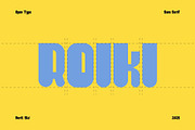 ROIKI - Sans Serif Display Font, a Sans Serif Font by Boril Std (Thumbnail 4 of 17)