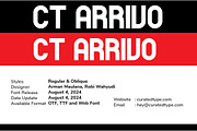 Arrivo Sans - Modern Sans Font, a Sans Serif Font by CuratedType Studio (Thumbnail 8 of 9)