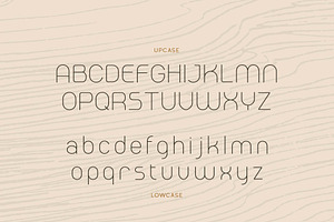 Melaround - Monoline Typeface