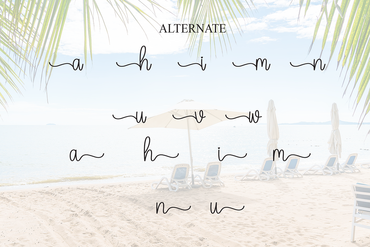 Vacation | Script Font, a Handwritten Font by Scratchones (Photo 8 of 9)