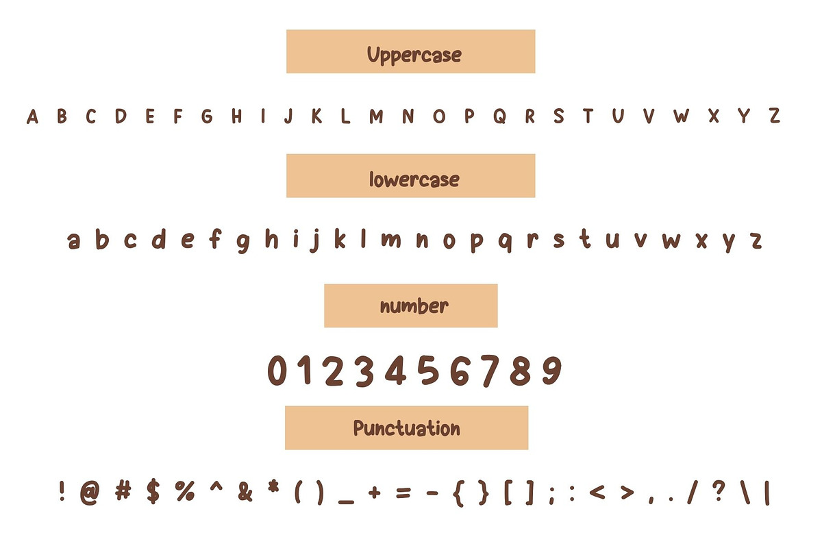 Oakley is a cute handwritten font, a Handwritten Font by Brown Cupple (Photo 4 of 5)