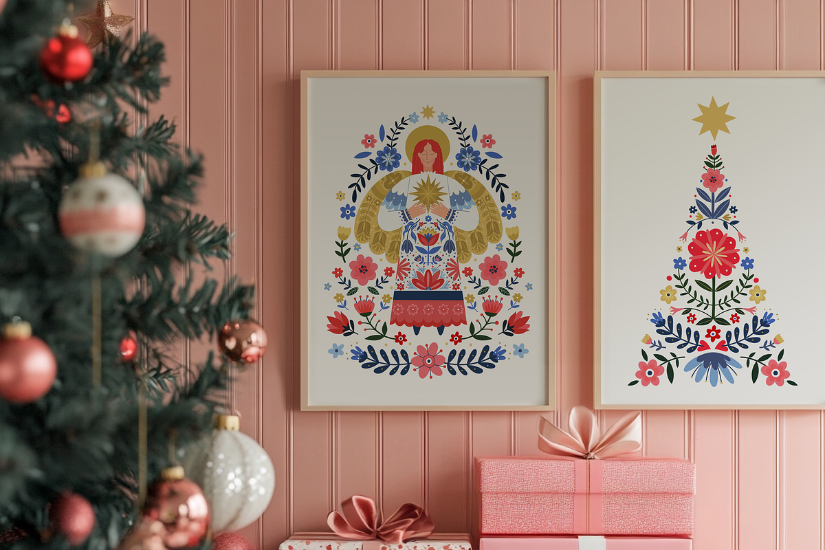 Christmas Angels, an Illustration by Funny Bug (Photo 6 of 10)