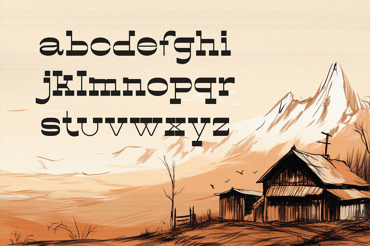 Canyon Slab - Wild West Typeface, a Slab Serif Font by HipFonts (Photo 7 of 9)