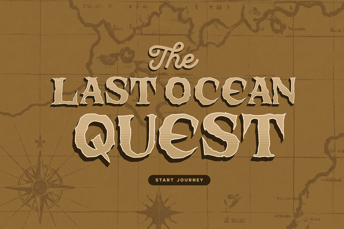 Fierce Pirates - Rugged Serif Font, a Serif Font by Imoodev (Photo 4 of 7)