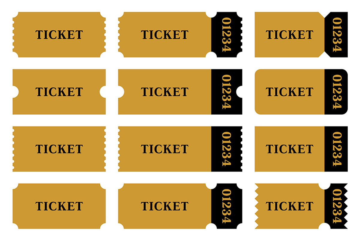 Tickets template, a Graphic by Volyk (Photo 2 of 2)
