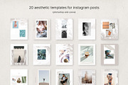 Aesthetic instagram template | CANVA, a Social Media Template by BigWeek (Thumbnail 3 of 9)
