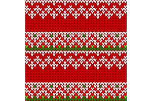 Traditional Fair Knitted Pattern.