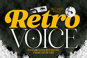 Retro Voice – Variable Serif Font, a Serif Font by Blessed Print (Thumbnail 1 of 29)