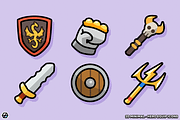 2D Minimal - Hero Equip Icons, a Solid Icon by LAYERLAB (Thumbnail 6 of 7)