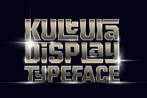 Kultura Display Typeface