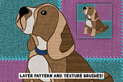 Procreate Quilt Creator Brush Set, a Brush Add-On by AlwaysBeColoring (Thumbnail 6 of 12)