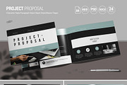 Project Proposal Brochure Template, a Brochure Template by White Graphic (Thumbnail 16 of 16)