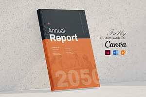 Annual Report template, Brochure