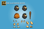Bob The Caveman, an Illustration by tokegameart (Thumbnail 3 of 4)