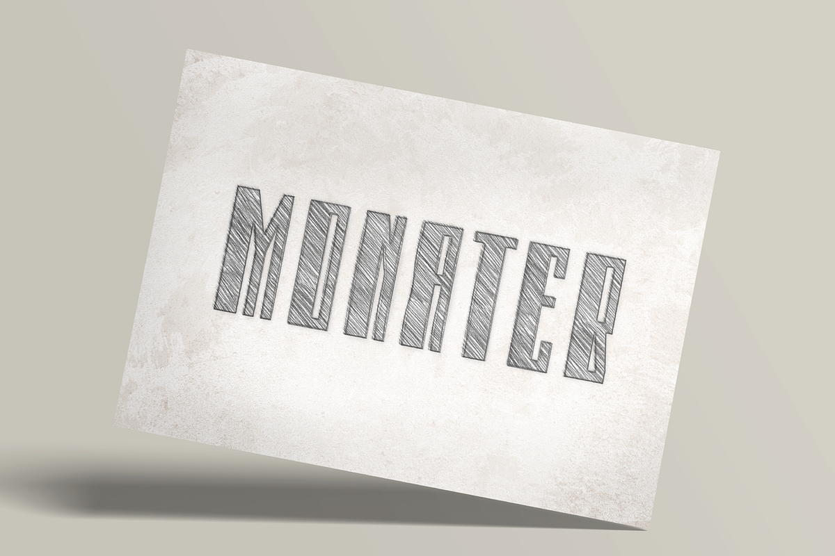 Monateb – A Font Family (44 Fonts), a Font by alpercakici (Photo 8 of 16)