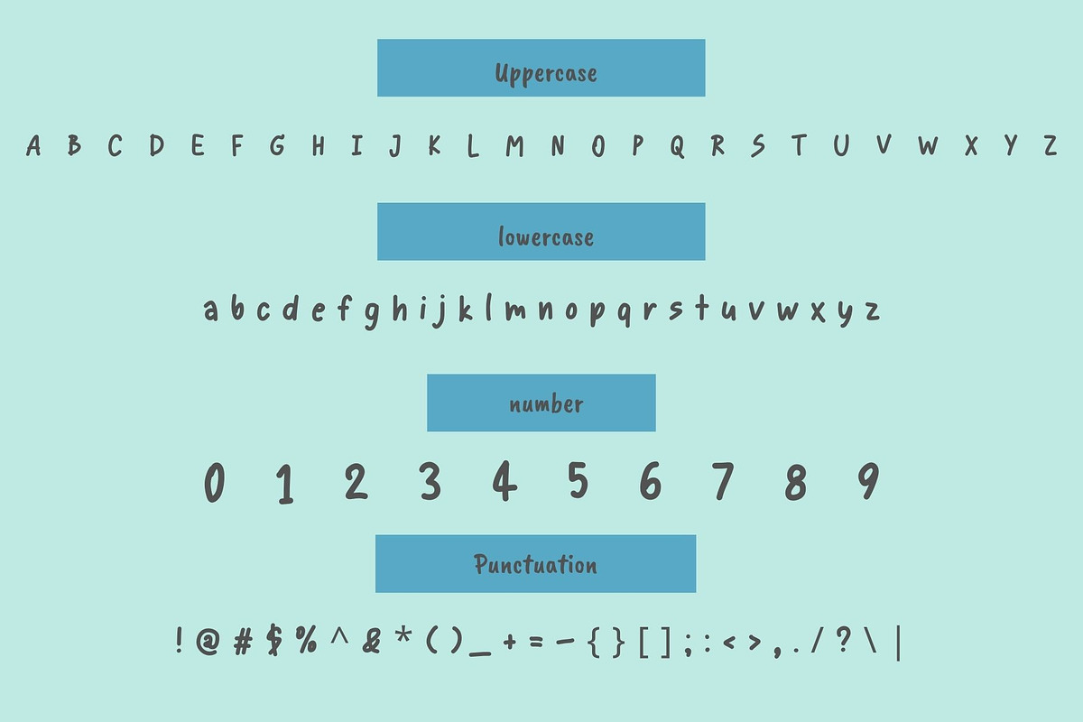 Rachel - Handwritten Font, a Handwritten Font by Brown Cupple (Photo 4 of 5)