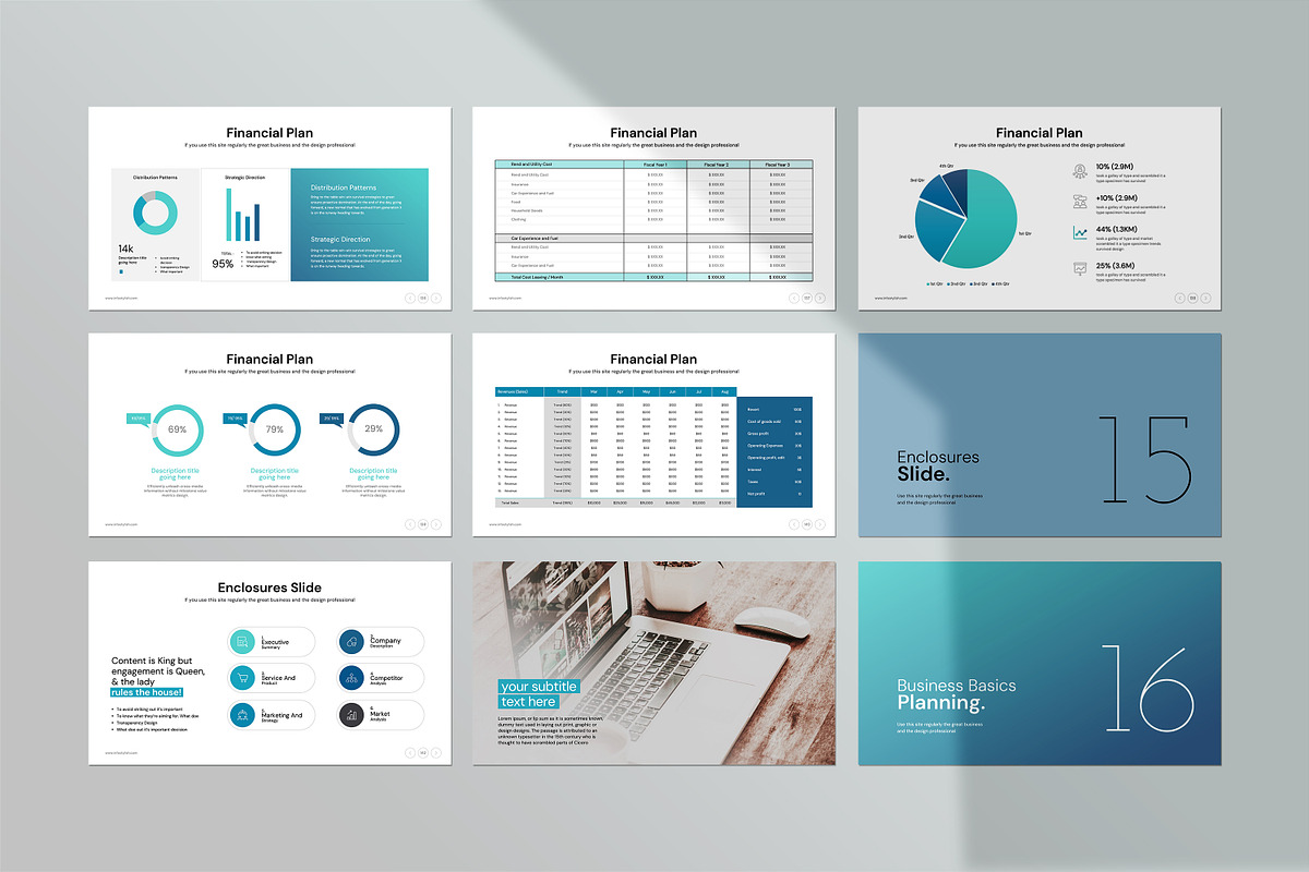 Business Plan PowerPoint Template, a Presentation Template by creathrivestudio (Photo 22 of 30)