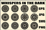 Whispers Mandala Bundle, an Object Graphic by jahid234 (Thumbnail 1 of 9)