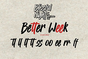 Blissful Night – Quick Brush Font, a Handwritten Font by Gassstype (Thumbnail 7 of 8)
